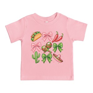 The Juniper Shop Fiesta Coquette Collage Toddler Short Sleeve Tee - 1 of 4