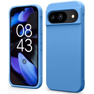 BONGEEK Designed for Google Pixel 9 Case/Pixel 9 Pro Case, TPU Shockproof Phone Case with Anti-Fingerprint Technology Non-Slip Enhanced Grip, Blue - 1 of 4