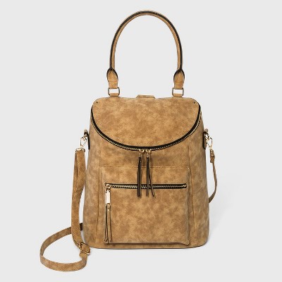 VR NYC Convertible Shoulder Handbag - Natural