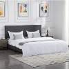 AndMakers Wood Frame Upholstered Platform Bed - 2 of 4