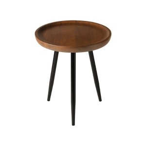 MH London Dilan 18" Solid Wood and Metal Tripin Legs with Round Top - 1 of 4