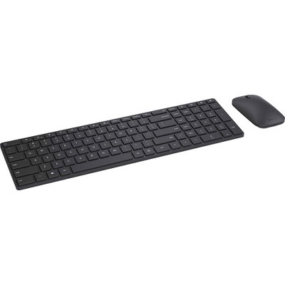 Microsoft Designer Bluetooth Desktop - Wireless bluetooth connectivity - QWERTY keyboard with built-in number pad - Ambidextrous designed mouse