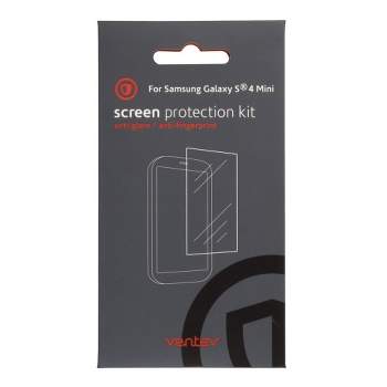 Ventev Screen Protectors for Galaxy S4 mini, Anti-Glare/Anti-Fingerprint (2 Pack)