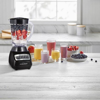 Hamilton Beach Smoothie Blender 56oz 10 Speed Black 50190J_1