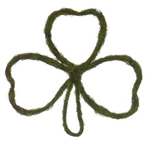 Vickerman 24"H x 24"W Shamrock Outline Wreath - 1 of 4