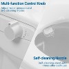 Non-Electric Elongated Bidet Toilet Seat with Self-Cleaning Dual Nozzles, Soft-Close Quiet Lid, Adjustable Water Spray, Easy Installation, White - 4 of 4