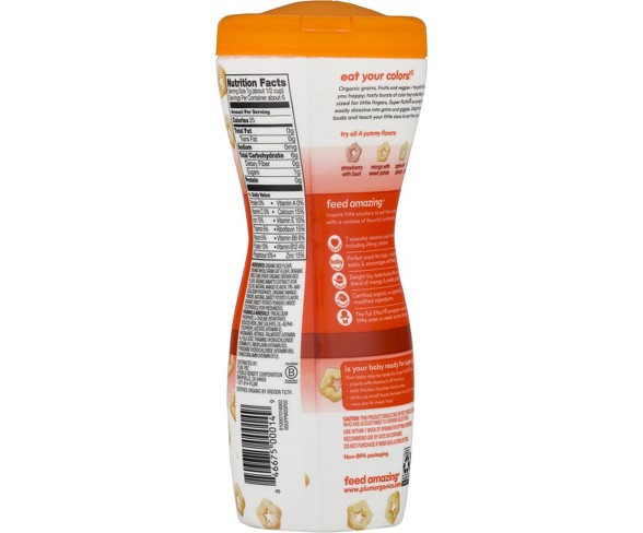 Plum Organics Super Puffs Mango with Sweet Potato - 1.5oz