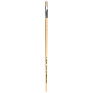 da Vinci TOP-ACRYL White Brush, Synthetic, Acrylic & Oil, Filbert, Series 7482, Size 8 - 1 of 3