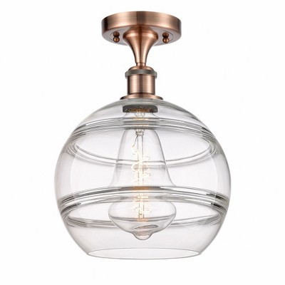 Rochester - 1 Light Semi-Flush Mount In Industrial Style-12.88 Inches Tall and 10 Inches Wide