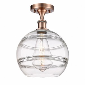 Rochester - 1 Light Semi-Flush Mount In Industrial Style-12.88 Inches Tall and 10 Inches Wide - 1 of 1