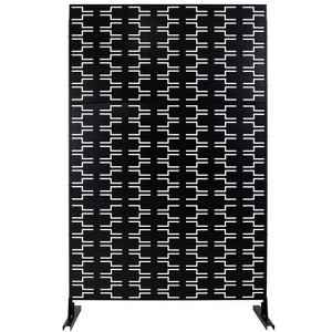 CAVINAS Matrix Metal Decorative Patio Screens, Outdoor & Indoor, Freestanding Decorative Privacy Screen for Deck Balcony Patio - 1 of 4