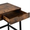 Computer Desk, Dressing Table With 2 Drawers,Work Table Home Office Table - 4 of 4