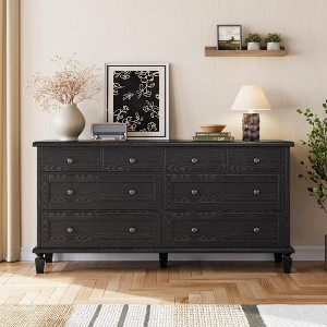 knee length dresses for ladies Tall Mid-Century Modern Dresser - Solid Wood main image 0