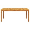 vidaXL 9 Piece Garden Dining Set 180x90x75 cm Solid Wood Acacia - 4 of 4
