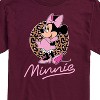 Men's - Disney - Minnie Mouse Leopard Print Logo Short Sleeve Graphic T-Shirt - 2 of 4