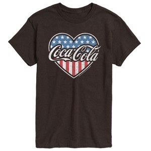 Men's - Coca-Cola - USA Heart Short Sleeve Graphic T-Shirt - 1 of 3
