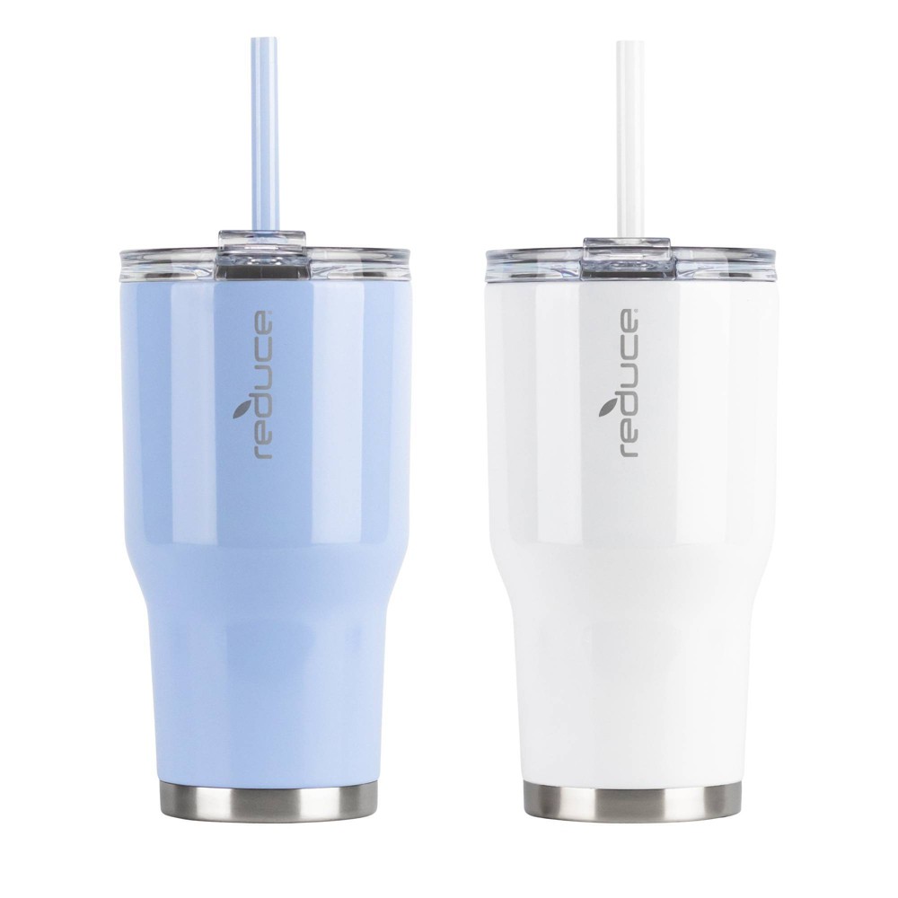 Reduce 30oz Cold1 Tumbler 2pk - White & Glacier