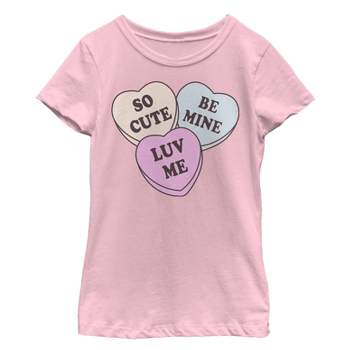 Girl's Lost Gods Valentine's Day Candy Hearts T-Shirt