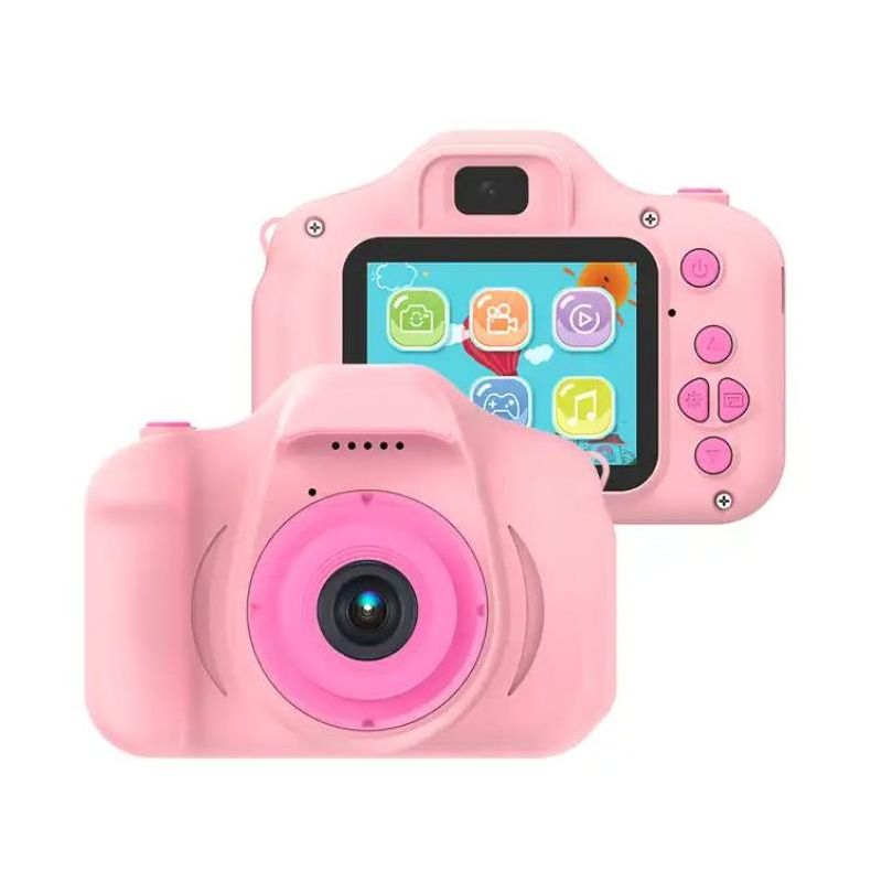 Link Kids Digital Camera 2" Color Display 1080P 3 Megapixel 32GB SD Card Selfie Mode Silicone Cover BONUS Card Reader Included Boys/Girls Great Gift, 1 of 7