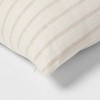 Oversized Cotton Striped Square Throw Pillow - Threshold™ - image 4 of 4