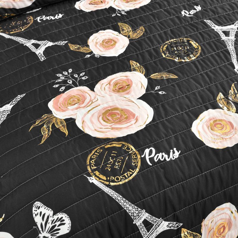 Vintage Paris Quilt Set - Lush Décor, 6 of 11