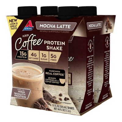 Atkins Protein Shake - Mocha Latte - 4ct