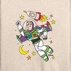 Women's - Disney - Spaced Out Lightweight French Terry Wide Neck Long Sleeve Shirt - 2 of 4