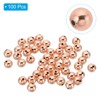 Unique Bargains Metal Round Jewelry Making Gold Filled Spacer Beads 100 Pcs - 3 of 4