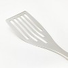 Stainless Steel Slotted Fish Turner Silver - Figmint™: Metal Spatula for Cooking, Dishwasher-Safe Utensil - 3 of 3