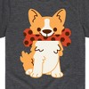 Boys' - Instant Message - Corgi With Polka Dot Bone Short Sleeve Graphic T-Shirt - 2 of 4