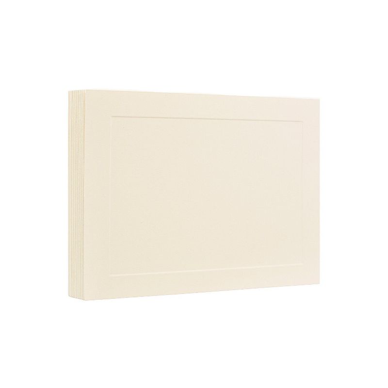 JAM Paper Smooth Personal Notecards Ivory 500/Box (0175981B), 2 of 3