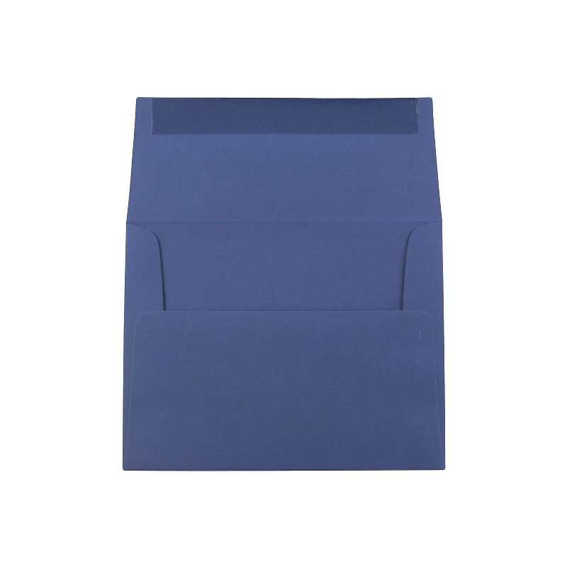 JAM Paper A2 Invitation Envelopes 4.375 x 5.75 Presidential Blue 50/Pack (563913396I) , 2 of 5