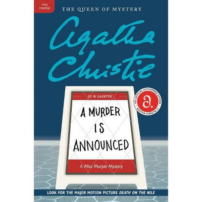 A Murder Is Announced - (Miss Marple Mysteries) by  Agatha Christie (Paperback)