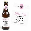 Big Dot of Happiness Omg, You're Getting Married - Engagement Party Decorations for Women - 6 Beer Bottle Label Stickers and 1 Carrier - 3 of 4