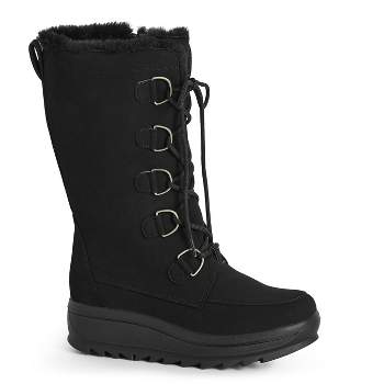 Women's WIDE FIT Shea Cold Weather Boot - black | CLOUDWALKERS