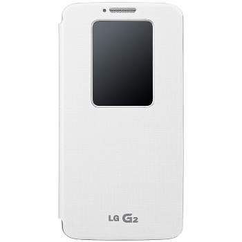 LG QuickWindow Folio Case for LG G2 Sprint/Virgin Mobile/AT&T - White