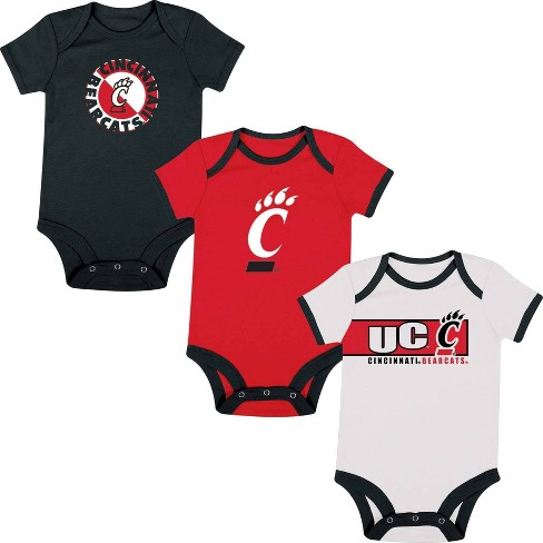 MLB Cincinnati Reds Infant Girls' 3pk Bodysuits - 0-3M