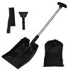 Costway 3-in-1 Snow Shovel w/Ice Scraper &Snow Brush Portable Shovel Kit - 2 of 4