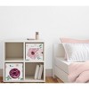 Sweet Jojo Designs Fabric Storage Bins Set Watercolor Floral Pink White and Green - 2 of 4