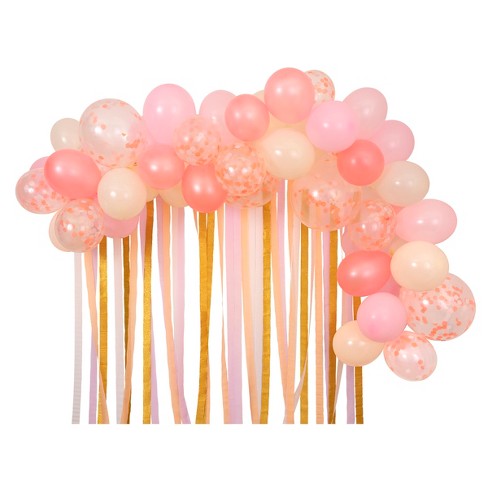 Meri Meri Pink Balloon & Streamer Garland (Pack of 50)