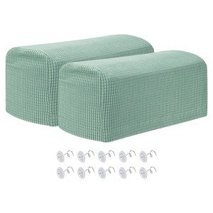 Unique Bargains Anti-Slip Stretch Couch Armrest Slipcovers 2 Pcs - 1 of 4