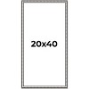 PosterPalooza | Panoramic Slim Profile Silver Frame - UV Acrylic, Foam Board Backing, Hanging Hardware - 2 of 4
