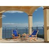 Jiallo Romantic Collection Canvas Sling Chair with Cup and Wine Holder (Set of 2) - 2 of 4