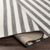 Hauteloom Bongaree Black&Gray Striped Flatweave Carpet - 3 of 4