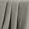 RT Designers Collection Morgan Perfect for Afternoon Naps or Home Decor Solid Matte Fleece Throw 50"x70" Grey - 3 of 3