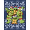 Boy's Teenage Mutant Ninja Turtles Ugly Christmas Sweater Pull Over Hoodie - 2 of 4