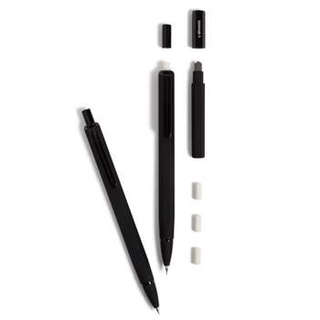 U Brands 2pk Mechanical Pencils Starter Kit Soft Touch Black