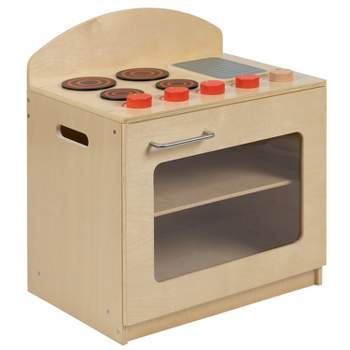 Flash Furniture Children's Wooden Kitchen Stove for Commercial or Home Use - Safe, Kid Friendly Design