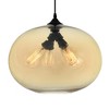 CWI Lighting Glass 4 Light Down Pendant With Amber Finish - 3 of 4