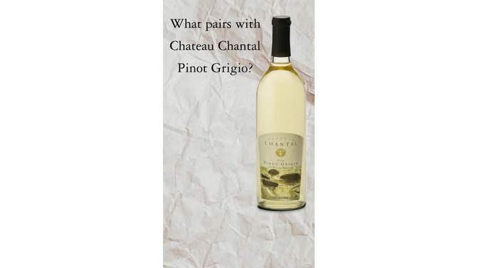 Chateau Chantal Pinot Grigio - 750ml Bottle, 2 of 5, play video